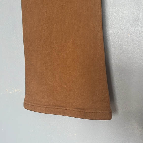 Frame Le Crop Mini Boot Cropped Mid Rise Kick Flare Semi Coated Jean Pants - Picture 7 of 9